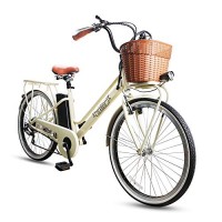 NAKTO Electric Bike Ebikes for Men and Women 26’’ Electric Bicycle Comes a Detachable 36V 10Ah Lithium Battery & Battery Charger - B07GDHC2M6